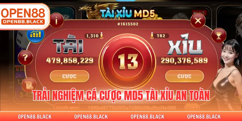 Trải nghiệm cá cược md5 tài xỉu an toàn